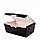 Коробка для нагетсів та суші чорна 165х105х58 мм (велика), фото 2