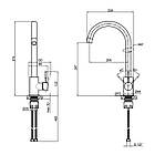 Кран для кухні Lidz (COL) 12 32 015F-8, фото 2