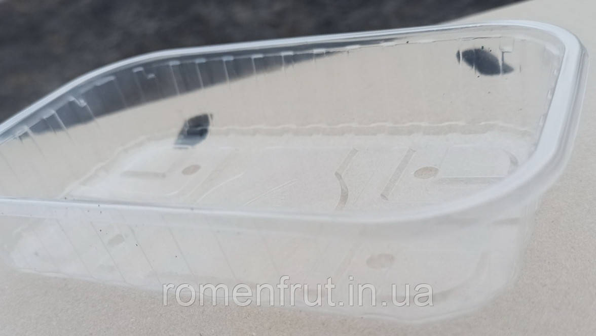 Панетка для ягід 0,25 кг низька прозора