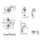 Змішувач для душу Lidz (CRM) 23 39 010 00, фото 2