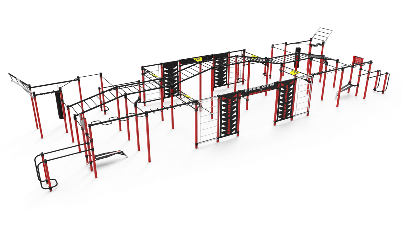 Спортивний комплекс Workout S-SFG. Майданчик 9х22 м., фото 1