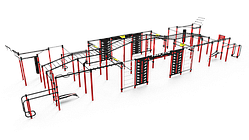 Спортивний комплекс Workout S-SFG. Майданчик 9х22 м.