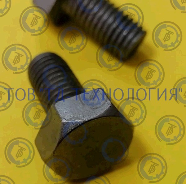 Болт М10х20 Латунь у нікелі, фото 1