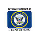 Бейсболка чоловіча ліцензійна з емблемою корпусу морської піхоти США колір чорний твіл Rotcho, фото 5