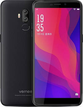 Смартфон Vernee X2 3/32 GB Black, 13+5/5Мп, MT6739, 2sim, 6" IPS, 6350 mAh, 4G