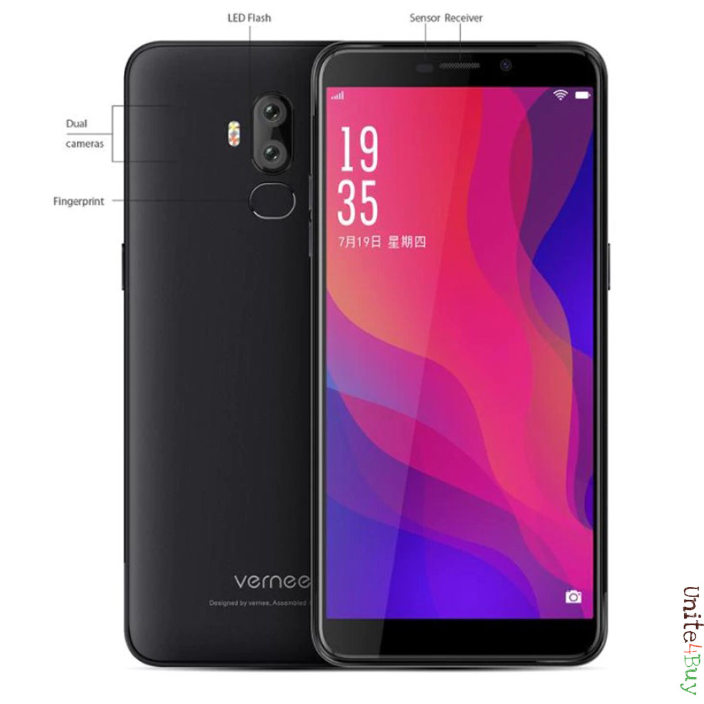 Смартфон Vernee X2 3/32GB Black, 13+5/5Мп, MT6739, 2sim, 6" IPS, 6350 mAh, 4G - фото 3 - id-p1367308519