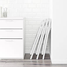 ТЕР'Є Стілець складаний, білий, 80222441, IKEA, ІКЕА, TERJE, фото 3