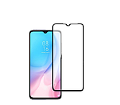 Захисне скло (захист) Full Glue для Xiaomi Mi9 Lite | CC9 (чорний колір)