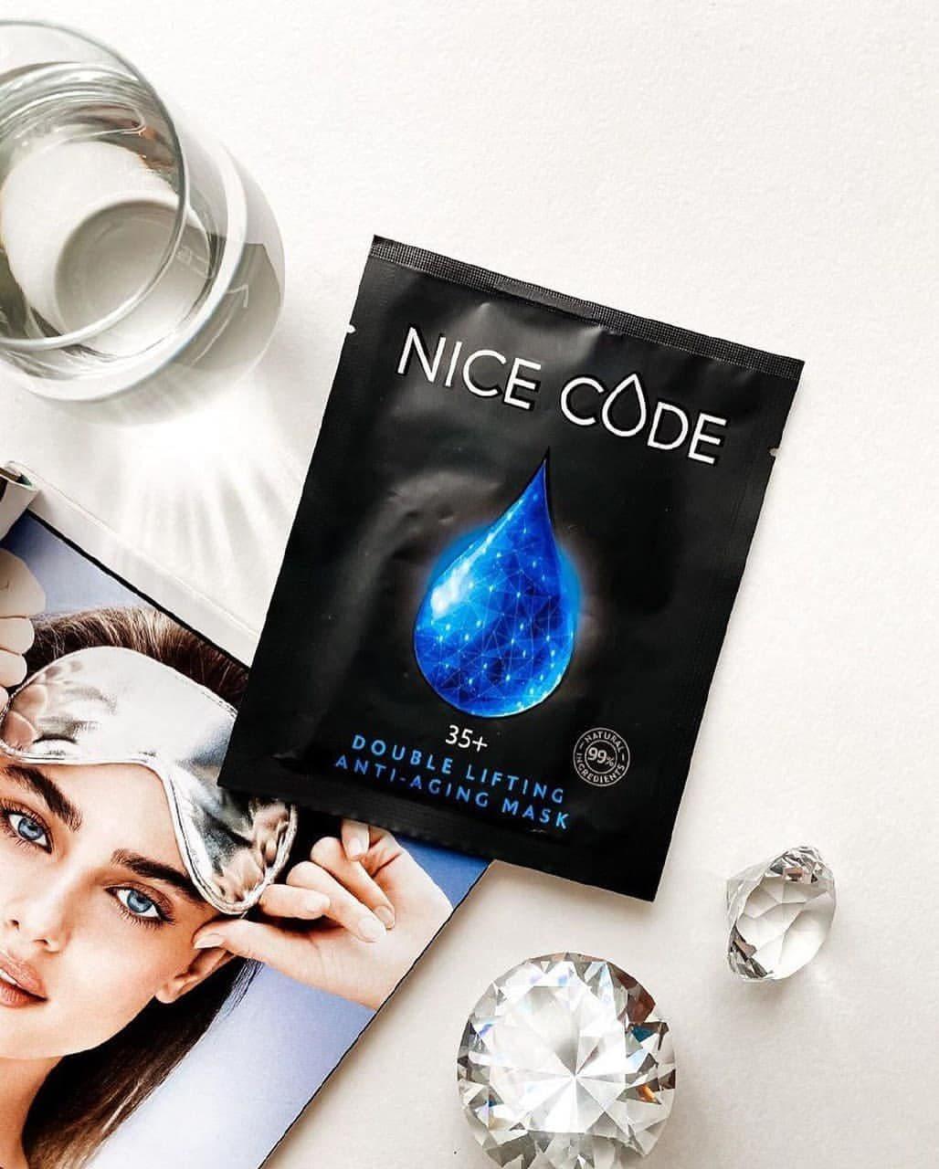 Тканинна маска для уповільнення процесів старіння шкіри DOUBLE LIFTING ANTI-AGING, фото 1