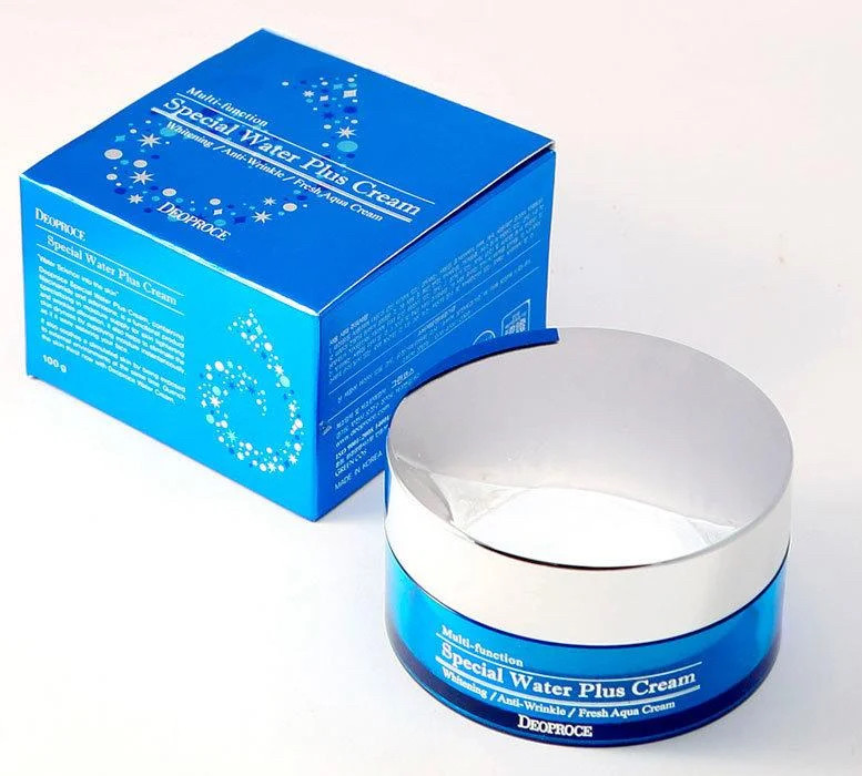 Deoproce Special Water Plus Cream зволожувальний крем для обличчя з гіалуроновою кислотою