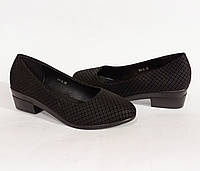 Женские туфли,замшевые женские туфли на небольшом каблучке 36=23см
