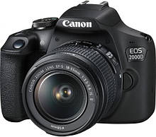 Фотоапарат Canon EOS 2000D + EF-S 18-55mm f/3,5-5.6 IS II + SB130 + 16GB