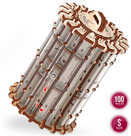 Іграшка дерев'яна механічна 3D-модель "Лабіринт. Scroll&hole" №10701/ПлейВуд/