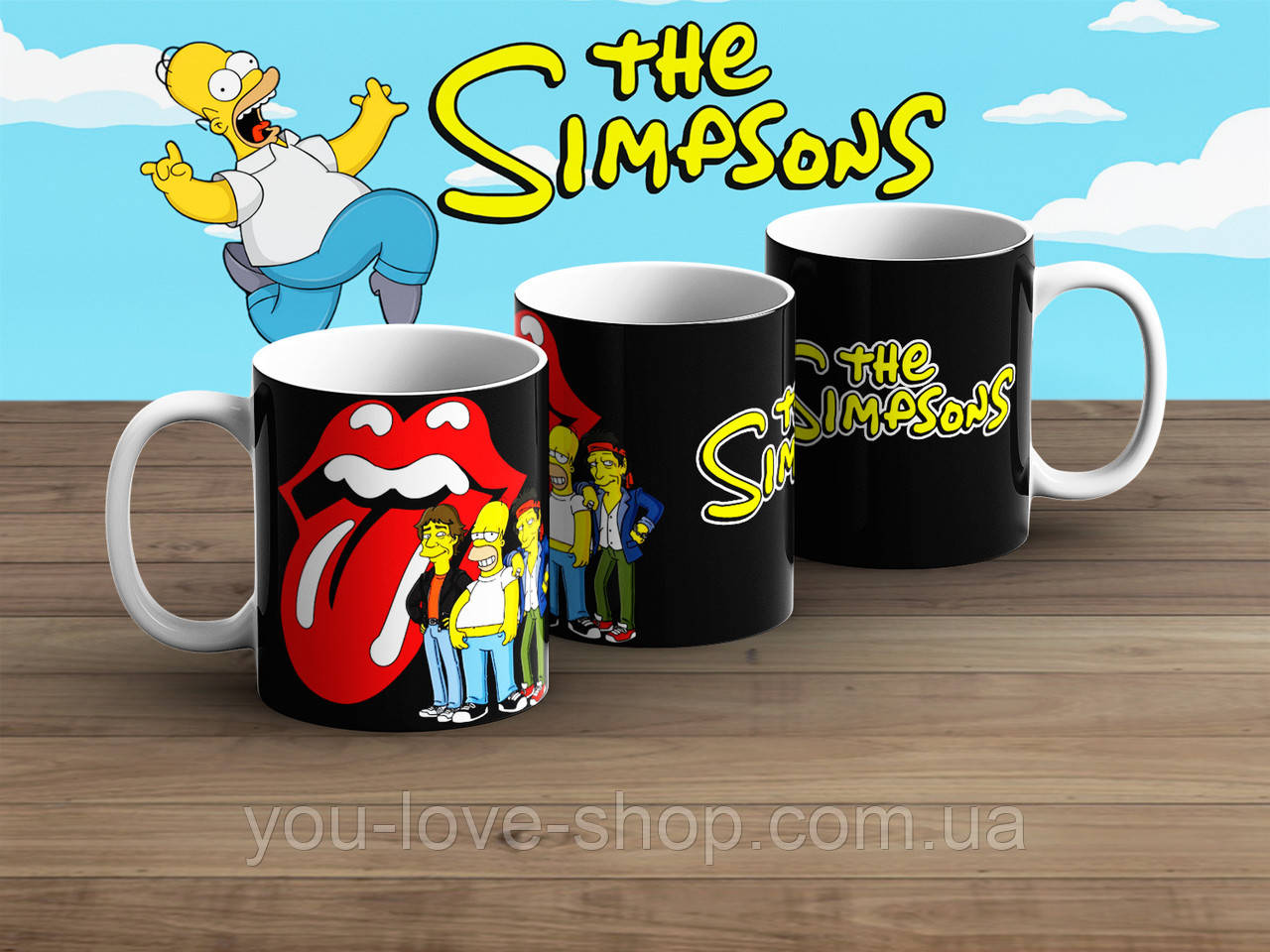 Чашка Сімпсони "Crazy Mouth" / The Simpsons