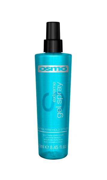 Клейкий спрей сильної фіксації для екстремальних зачісок. Osmo extreme extra firm gel spray 250 ml.