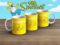 Чашка Симпсоны "Homer`s Heart Attack" / The Simpsons