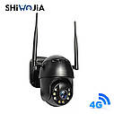 GSM вулична поворотна IP камера SHIWOJIA (INQMEGA) 393-2M-Black-4G. YCC365 Plus, фото 2