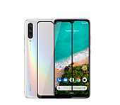 Захисне скло (захист) Full Glue для Xiaomi Mi A3 | CC9e (чорний колір)