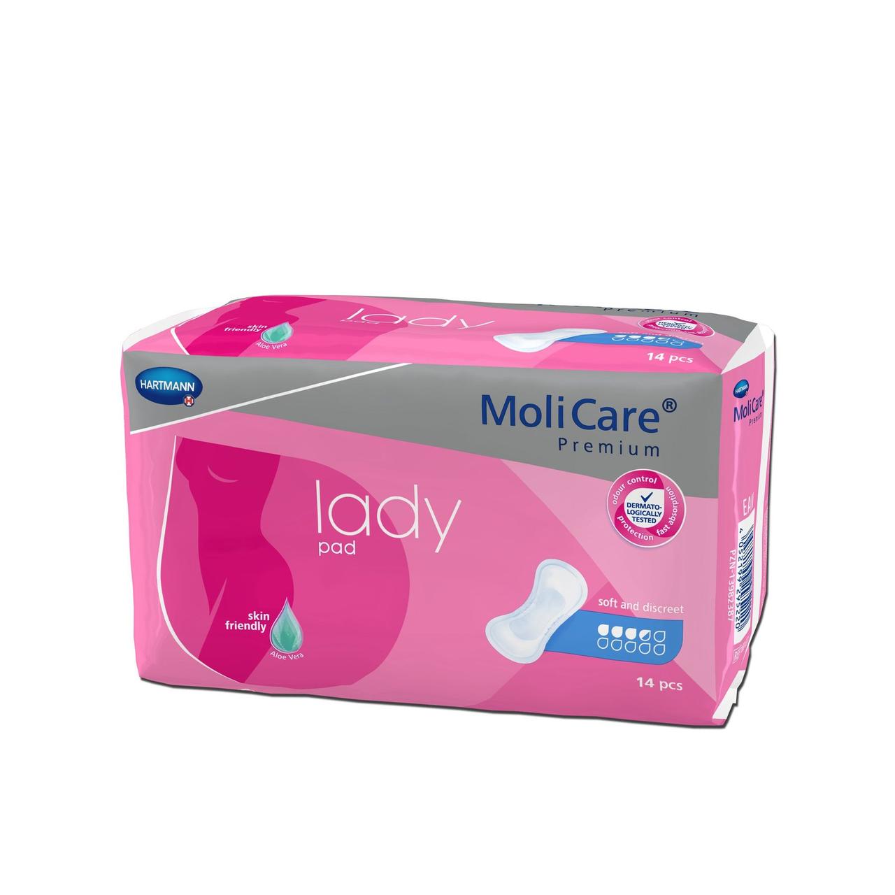 Прокладки урологічні MoliCare® Premium lady pad 3.5 краплі 14шт/уп., фото 1