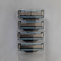 Касети чоловічі для гоління Gillette Mach 3 4 шт продаються без упаковки ( Жиллетт Мак 3 оригінал), фото 1