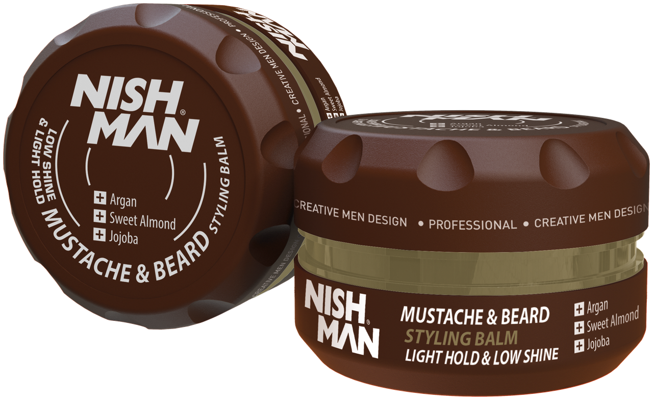 Бальзам для бороди та вусів Nishman Beard & Mustache Styling Balm 100 мл
