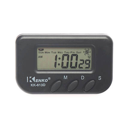 Годинник електронний автомобільний Kenko KK-613D, фото 1