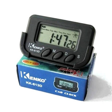 Годинник електронний автомобільний Kenko KK-613D, фото 3
