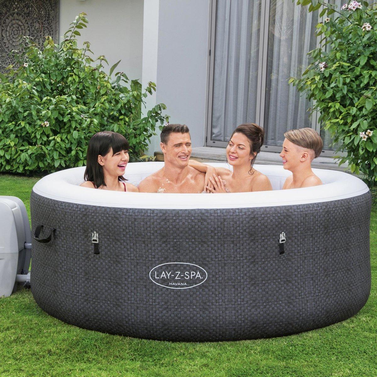 Надувний джакузі - СПА Lay-Z-Spa™ Bestway 60035, 180 х 66 см (4 місць: 1 325 л/год, аеро)