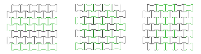 фото видів укладки бруківки подвійне т
