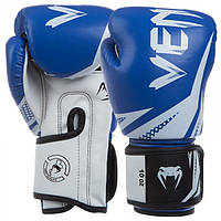 Перчатки для бокса Venum BO-0866 12 унций (Синий с белым)