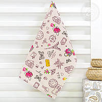 Рушник лляний великий "Мадам" 75х40 см.