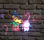 [1 шт] LED Проектор Кімнатний Різнокольоровий від Мережі Projection Light "Новий рік", фото 6