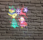 [1 шт] LED Проектор Кімнатний Різнокольоровий від Мережі Projection Light "Новий рік", фото 7