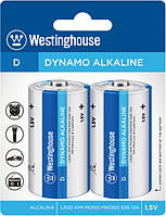 Лужна батарейка Westinghouse Dynamo Alkaline D/LR20 (2шт/уп)