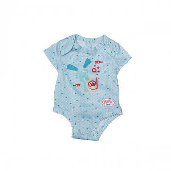 Одяг для ляльки BABY born - Боді S2 (блакитне) 830130-2