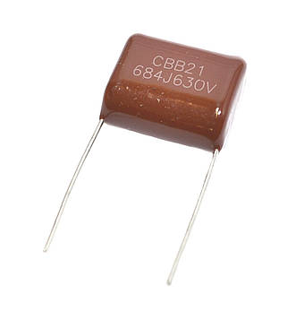 Конд. мет.-плівк. MPP(CBB-21) 0.68µF 630VDC (20мм), 10%, SR Passives