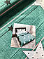 Полуторний комплект (Бязь) | Комплект постільної білизни "Зоряна класика" | Простирадло 150х220 см, фото 2