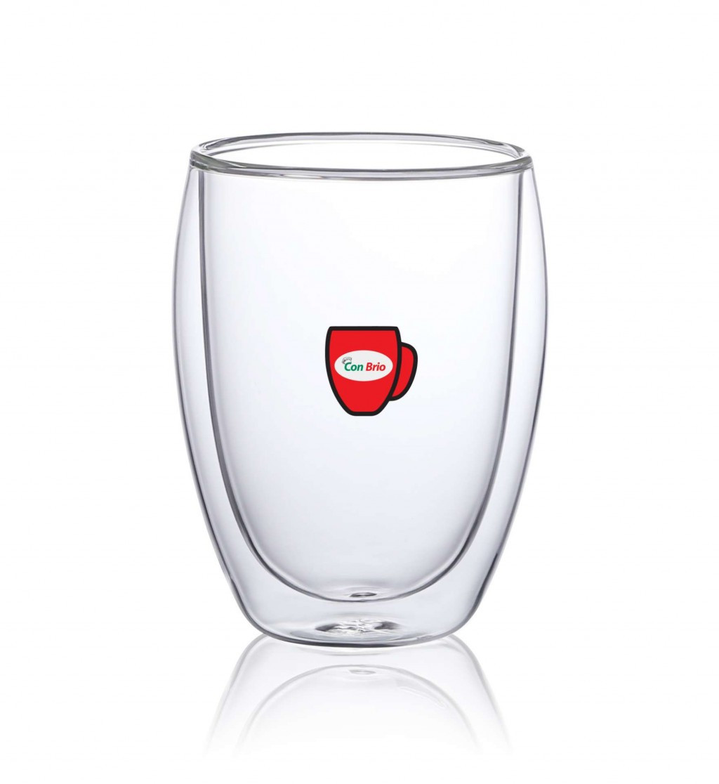 Набір склянок з подвійними стінками Con Brio CB-8335-2 2 шт | скляні стакани Con Brio