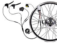 Електронабір для велосипеда з герметичними роз'ємами Waterproof 300 Вт 36 Woльт LED-900 на переднє колесо 26 дюймів