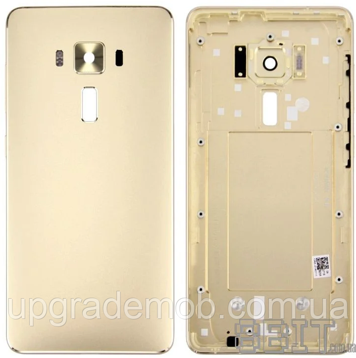 Задня кришка Asus ZenFone 3 Deluxe ZS550KL золота Shimmer Gold оригінал, фото 1