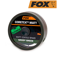 Мягкий поводковый материал Fox Matt Coretex Weedy Green 20lb