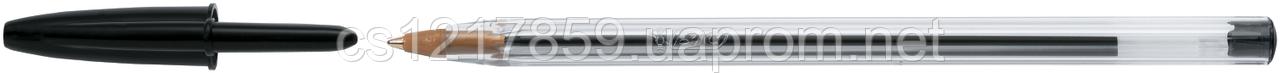 Ручка кулькова BIC CRISTAL чорна