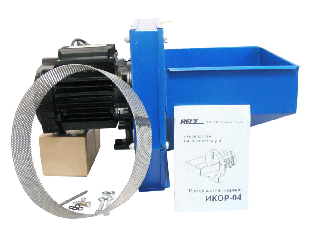 Подрібнювач кормів / зернодробарка ІКОР-04 150 кг/год HELZ (ХЕЛЗ)