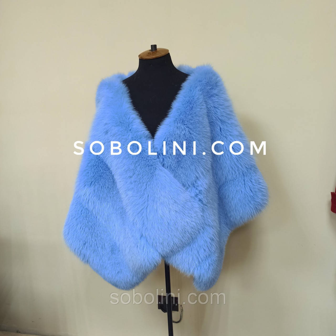 Хутряний палантин із песцю-альбіноса, фото 1