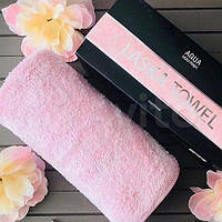 Рушник для обличчя і тіла 80 х 40 см AQUAmagic LASKA Towel рожеве GreenWay