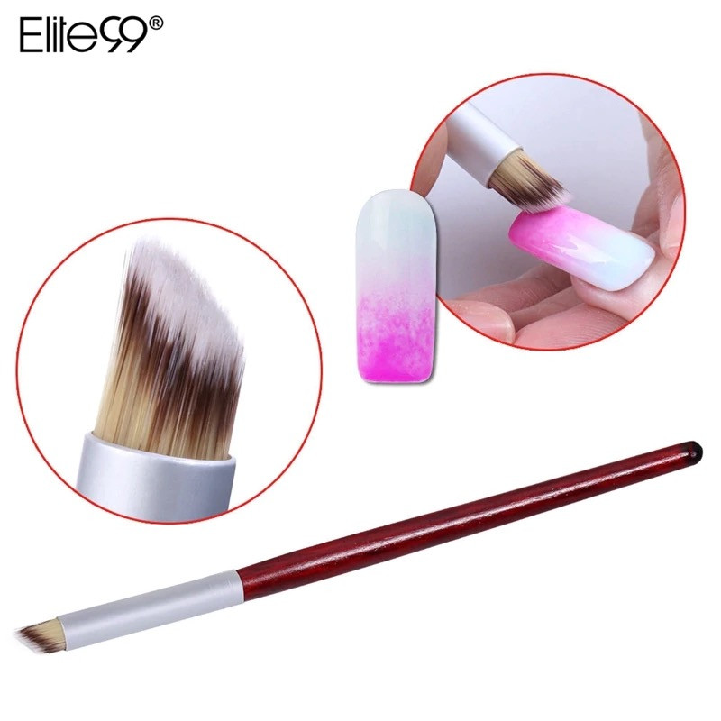 Пензель скошений для градієнта та розтушування гелю/гель-лаку, фото 1