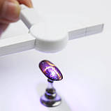 LED лампа на USB з магнітом 2 в 1 для сушіння та дизайну нігтів "Котяче Око", фото 2