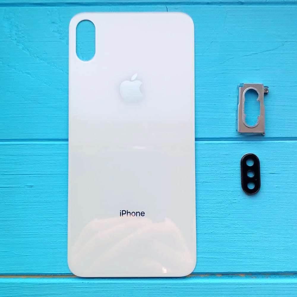 Задня панель корпуса Apple iPhone XS Max Silver Big Hole
