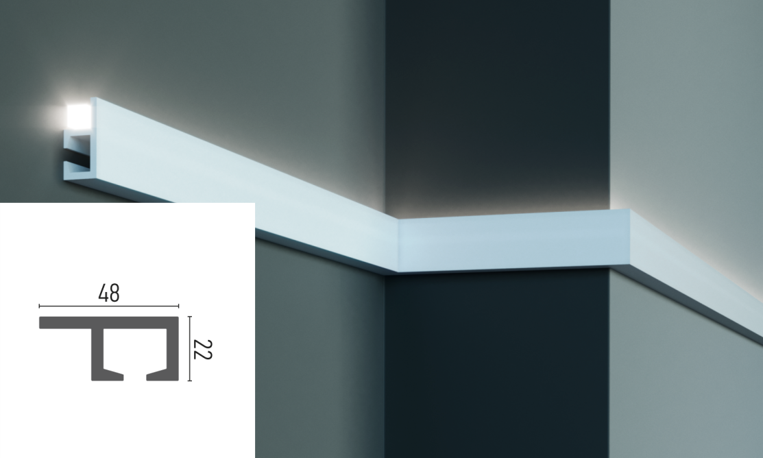 Молдинг з полістиролу Grand Decor KH 903 ,ліпний декор з полістиролу.