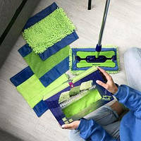 Набір з трьох насадок з мікроволокна для універсальної швабри AQUAmatic MOP GreenWay